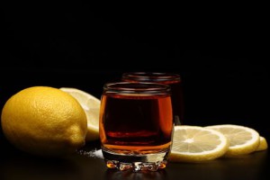 коньяк и лимон