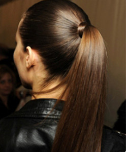 хвост на длинные волосы