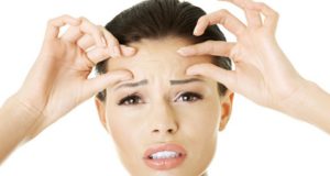 Появление межбровных морщин