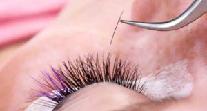 Наращивание ресниц по одной