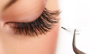 Наращивание ресниц пучками